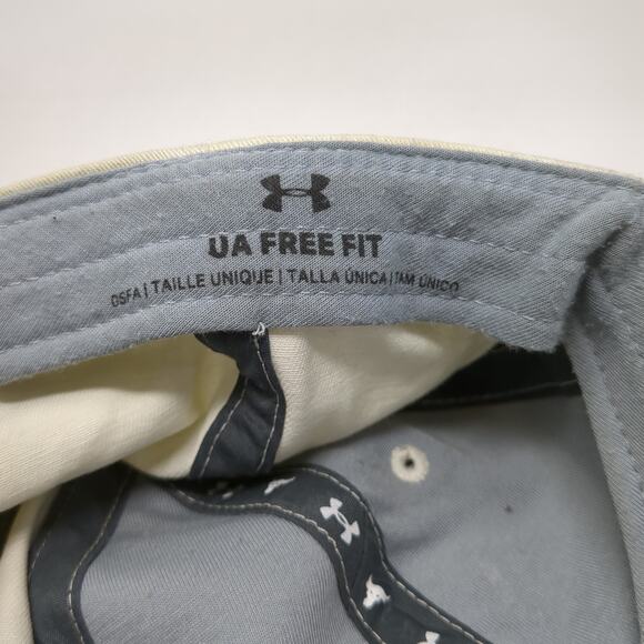 Bull Slideback Baseball Cap White One Size Adjustable Free Fit Under Armour - Picture 9 of 9